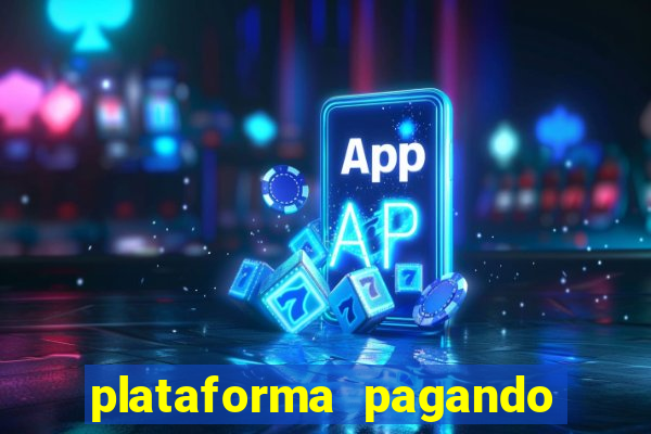 plataforma pagando fortune tiger