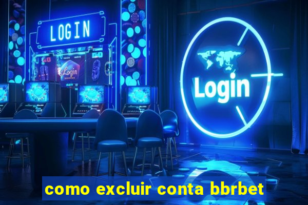 como excluir conta bbrbet