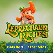 mais de 3.5 escanteios