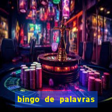 bingo de palavras de natal