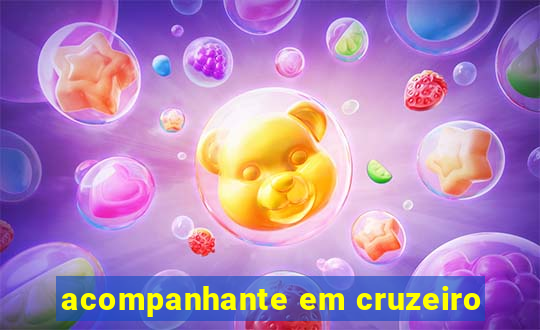 acompanhante em cruzeiro