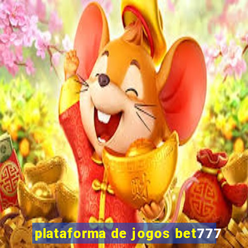 plataforma de jogos bet777