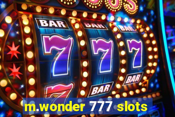 m.wonder 777 slots