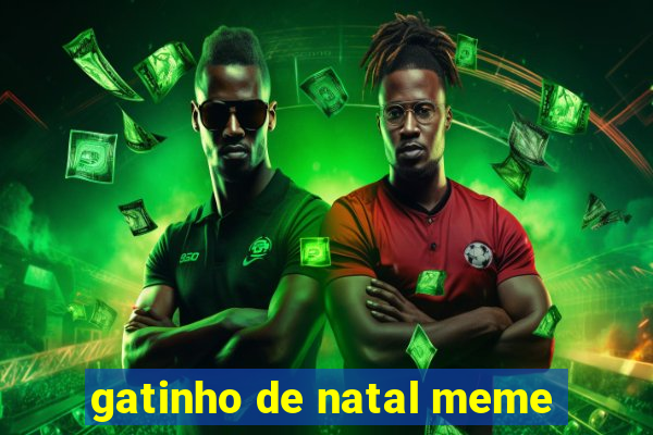 gatinho de natal meme