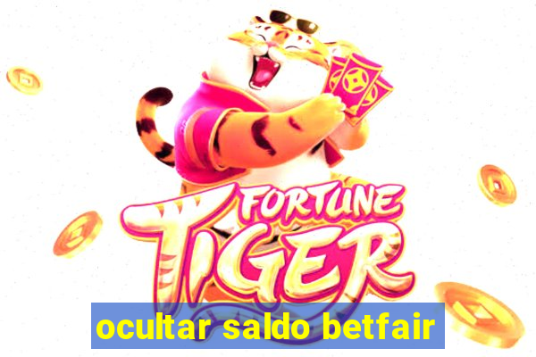 ocultar saldo betfair