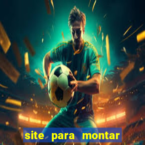 site para montar time de futebol