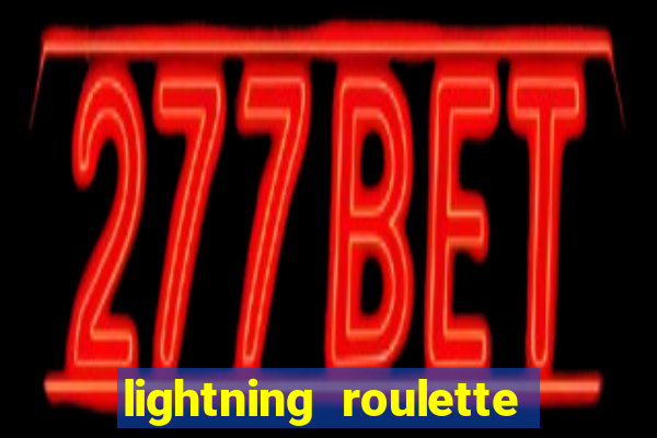 lightning roulette como jogar