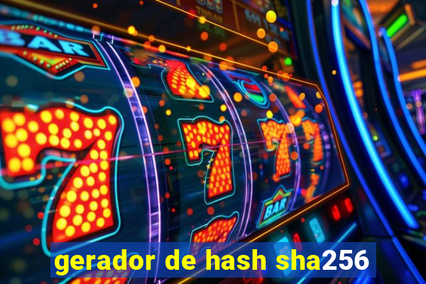 gerador de hash sha256