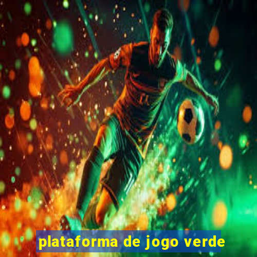 plataforma de jogo verde