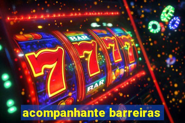 acompanhante barreiras