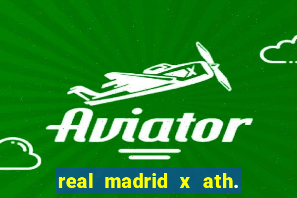 real madrid x ath. bilbao palpite