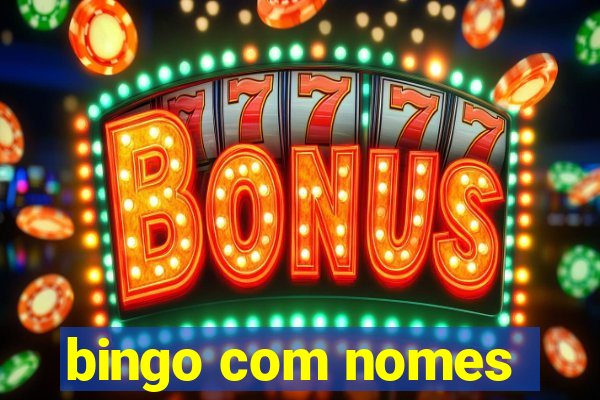 bingo com nomes