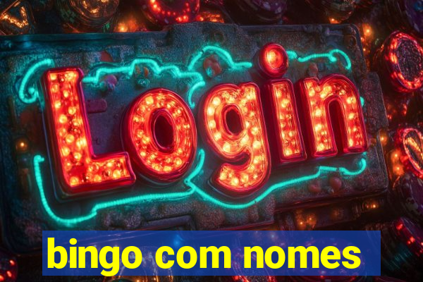 bingo com nomes