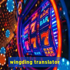 wingding translator