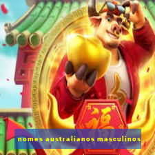 nomes australianos masculinos