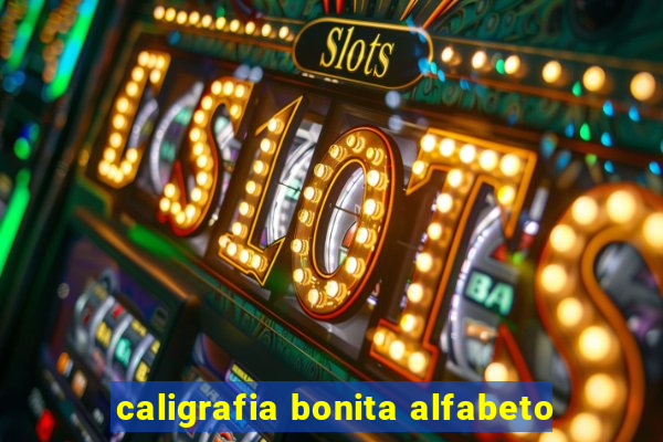 caligrafia bonita alfabeto