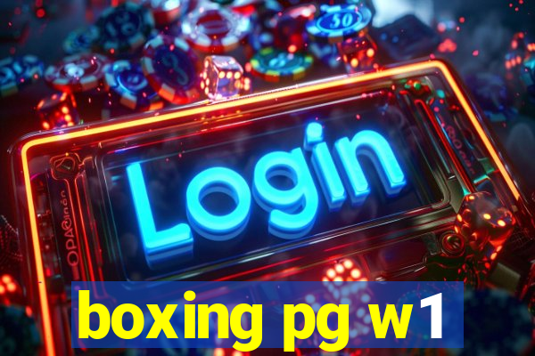 boxing pg w1