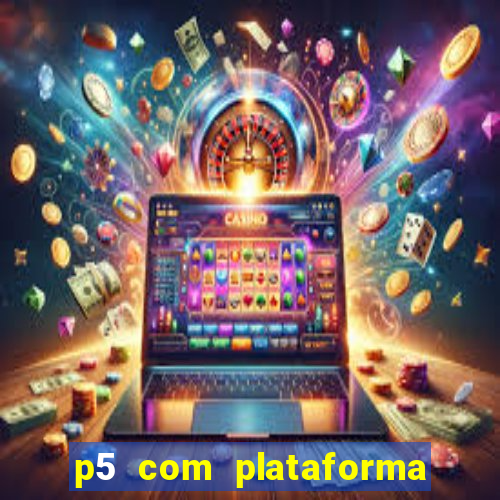 p5 com plataforma de jogos