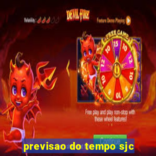 previsao do tempo sjc