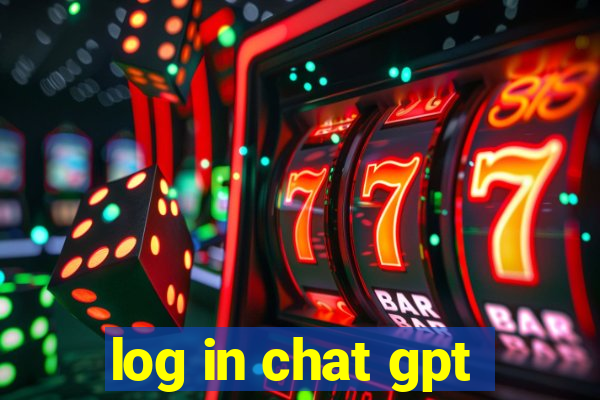 log in chat gpt