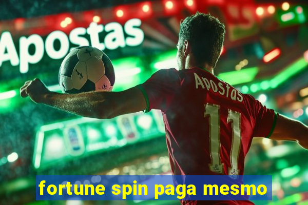 fortune spin paga mesmo