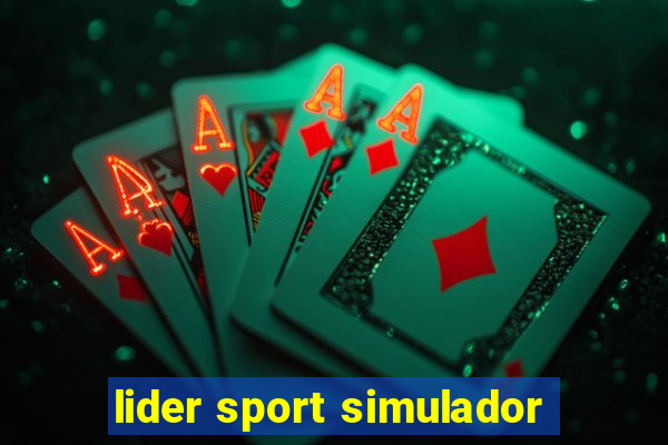 lider sport simulador