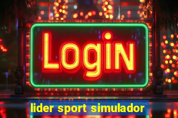 lider sport simulador