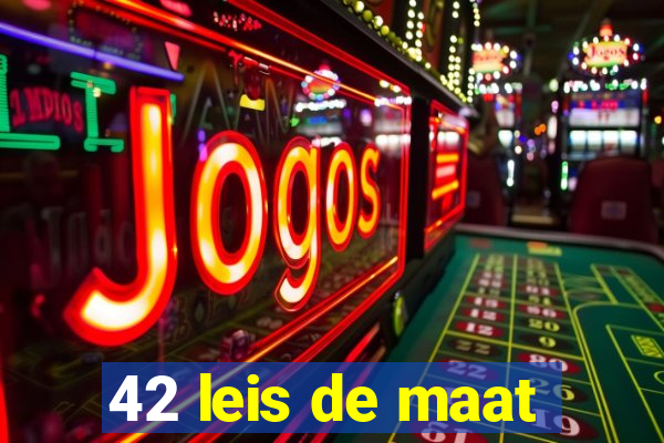 42 leis de maat