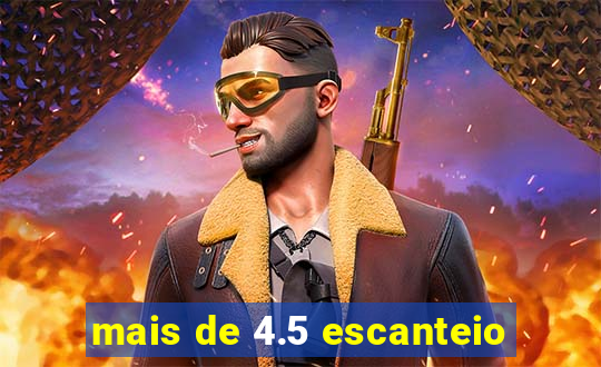 mais de 4.5 escanteio