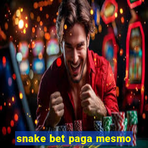 snake bet paga mesmo