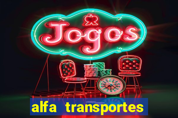 alfa transportes novo hamburgo