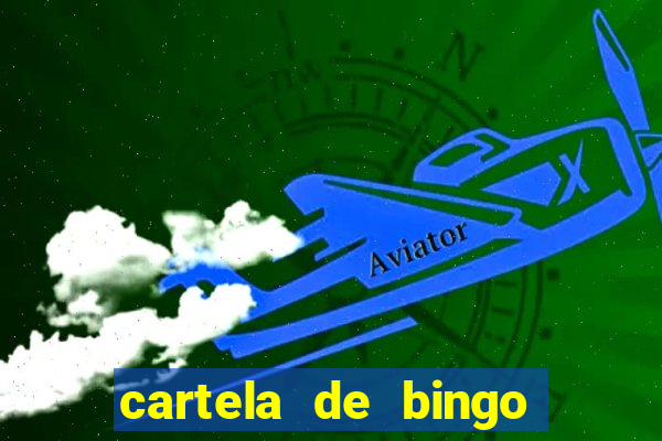 cartela de bingo ate 50 para imprimir