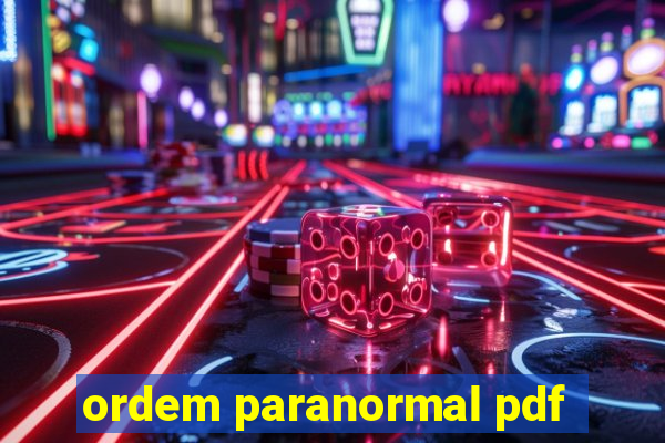 ordem paranormal pdf