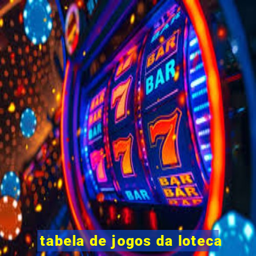 tabela de jogos da loteca