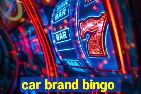 car brand bingo