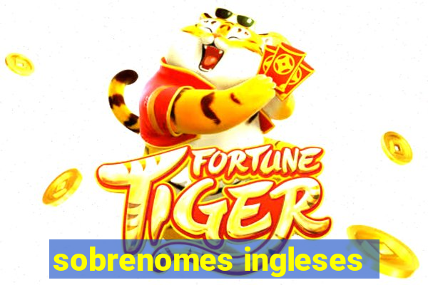 sobrenomes ingleses