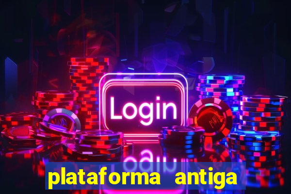 plataforma antiga de jogos