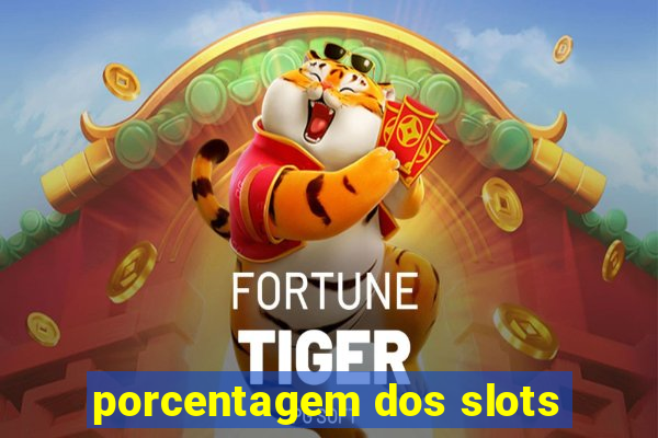 porcentagem dos slots