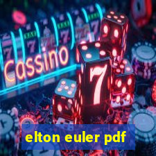 elton euler pdf