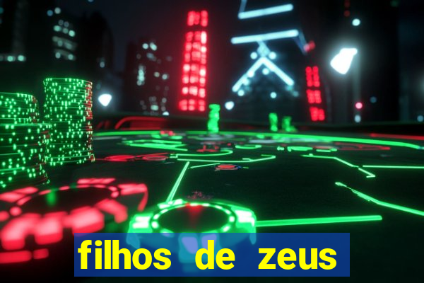 filhos de zeus mitologia grega