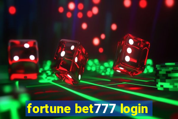 fortune bet777 login