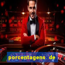 porcentagens de jogos pagantes