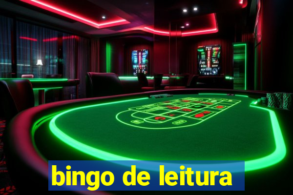 bingo de leitura