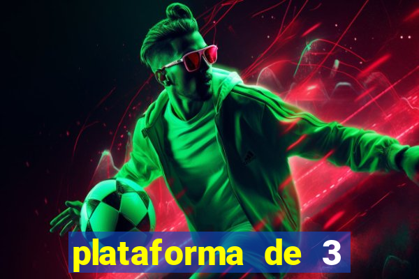 plataforma de 3 reais jogo