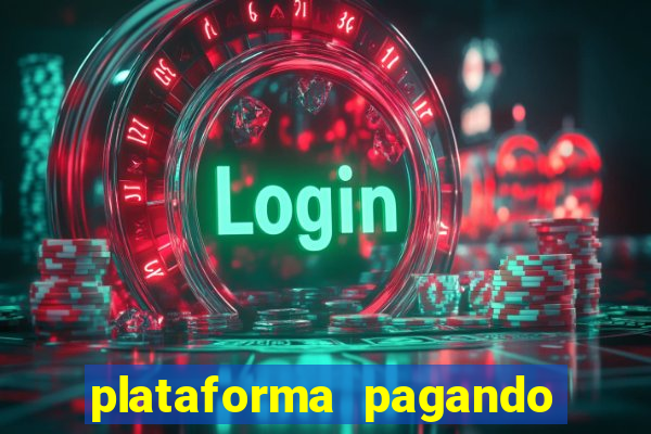 plataforma pagando bonus no cadastro