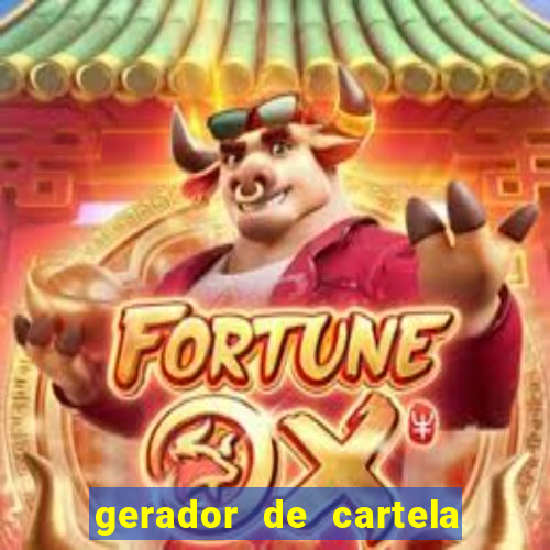 gerador de cartela de bingo