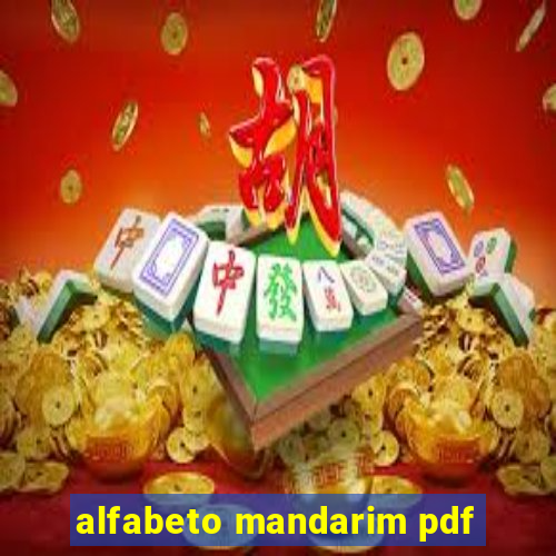 alfabeto mandarim pdf