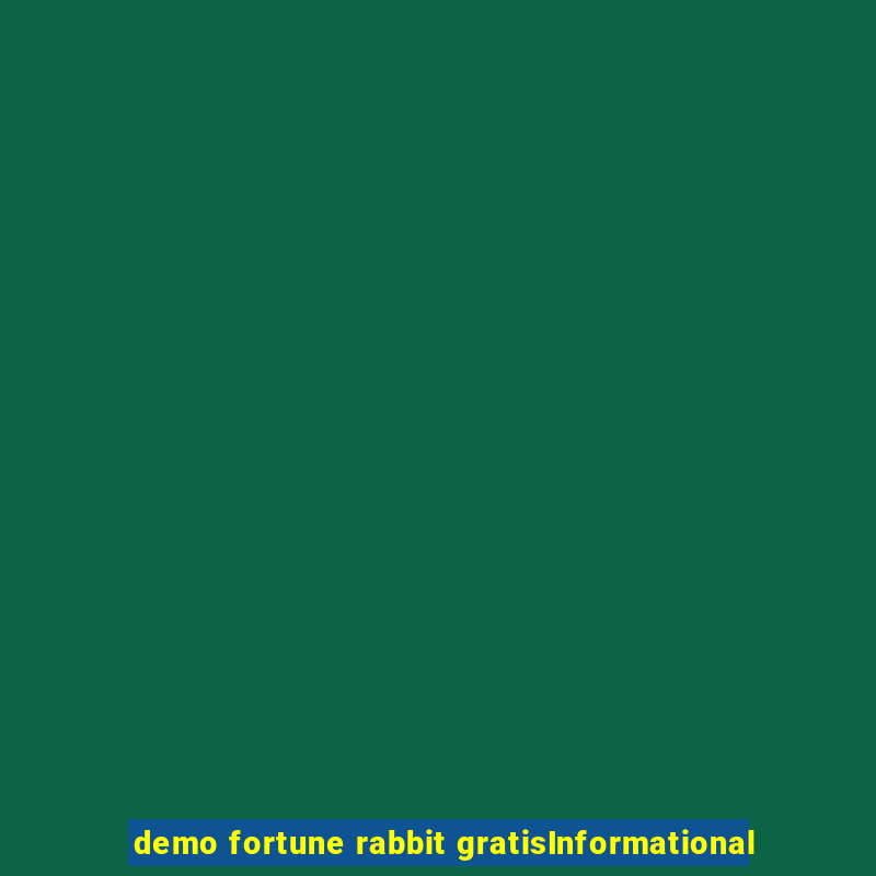 demo fortune rabbit gratisInformational