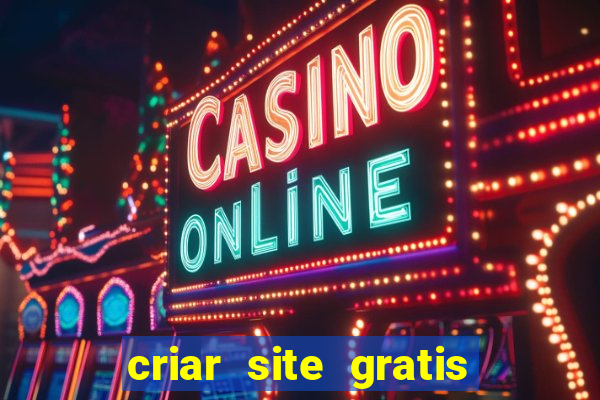 criar site gratis de jogos