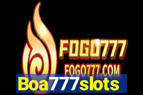 Boa777slots